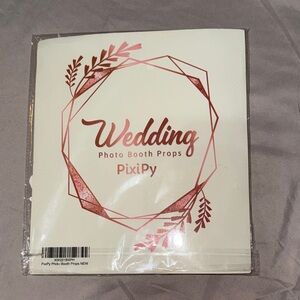 Pixi Pink Wedding Photo Booth Props